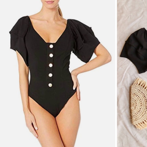 Free people Not so Basic Puff Sleeve Bodysuit - Picture 4 of 11